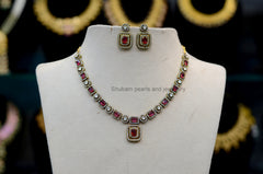 NECKLACE Nk331 VICKTORIAN  RUBY