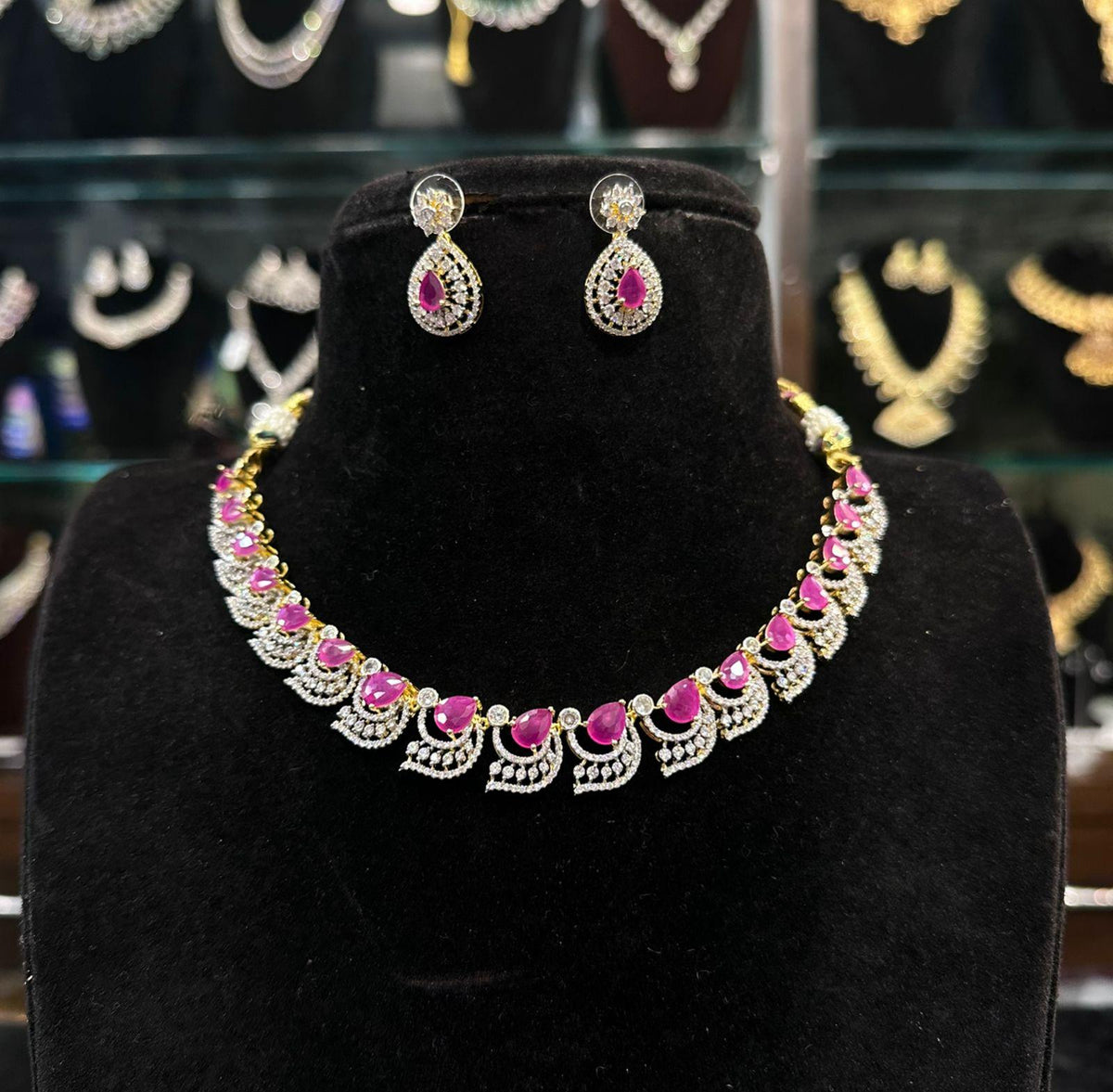 NECKLACE Necklace 059 DIAMOND RUBY