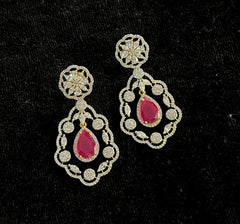 Earring Earrings 050 DIAMOND RUBY