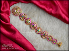 ACCESSORIES  Long Jada 001GOLDEN - LOA001 Jadau Look Kemp Stone 11-12 INCH
