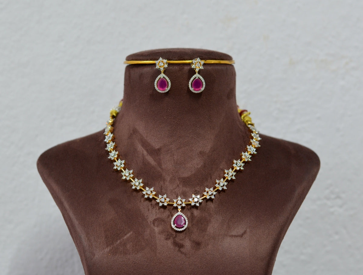 NECKLACE Necklace 908 DIAMOND RUBY