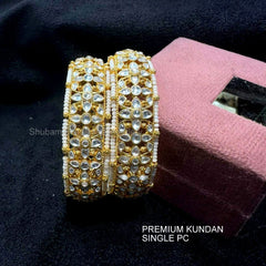 BRACELET/BANGLE Single kada 044 GOLDEN 2'6