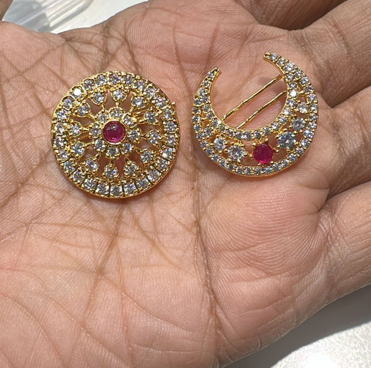 ACCESSORIES EAR RUBY CHAMPSWRL012 - CHL012 GOLDEN STONE medium