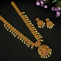 NECKLACE NK055 MATTE AD STONE MULTI COLOR