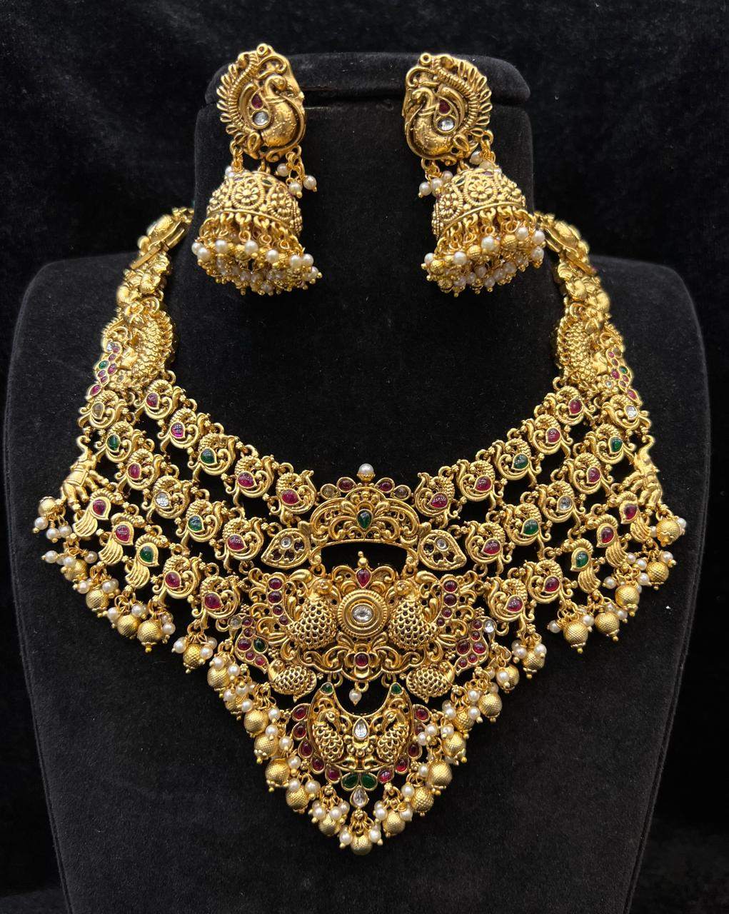 NECKLACE necklace 505 Choker MATTE NAKSHI GOLDEN