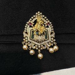 PENDANT SET / LOCKETS Pendant 274 GOLDEN STONE EMERALD