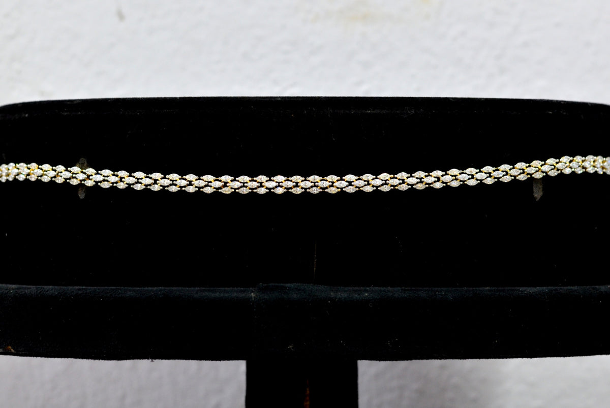 VADDANAM WB107 DIAMOND DUAL PLATING DIAMOND LOOK