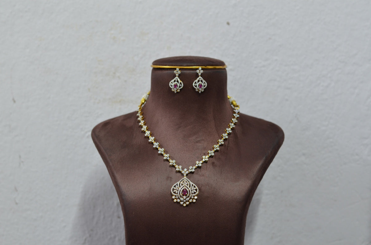NECKLACE Necklace 204 DIAMOND RUBY