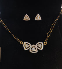 MANGALSUTRA MNG014 DIAMOND  WHITE