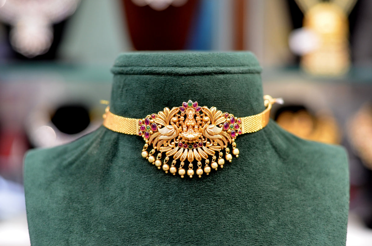 CHOKER Mini choker / armlet 001 NAKSHI ANTQIUE MULTI COLOR