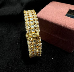 BRACELET/BANGLE SINGLE KADA 045 GOLDEN 2'4