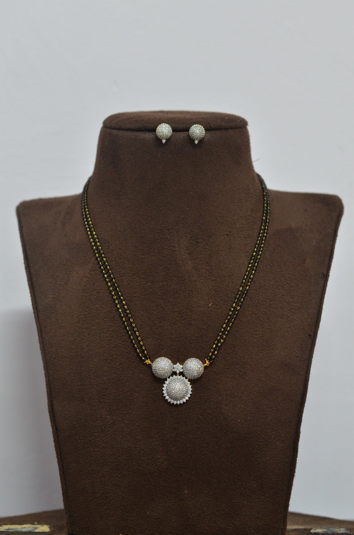 MANGALSUTRA Manglasutra 053 DIAMOND DUAL PLATING DIAMOND LOOK