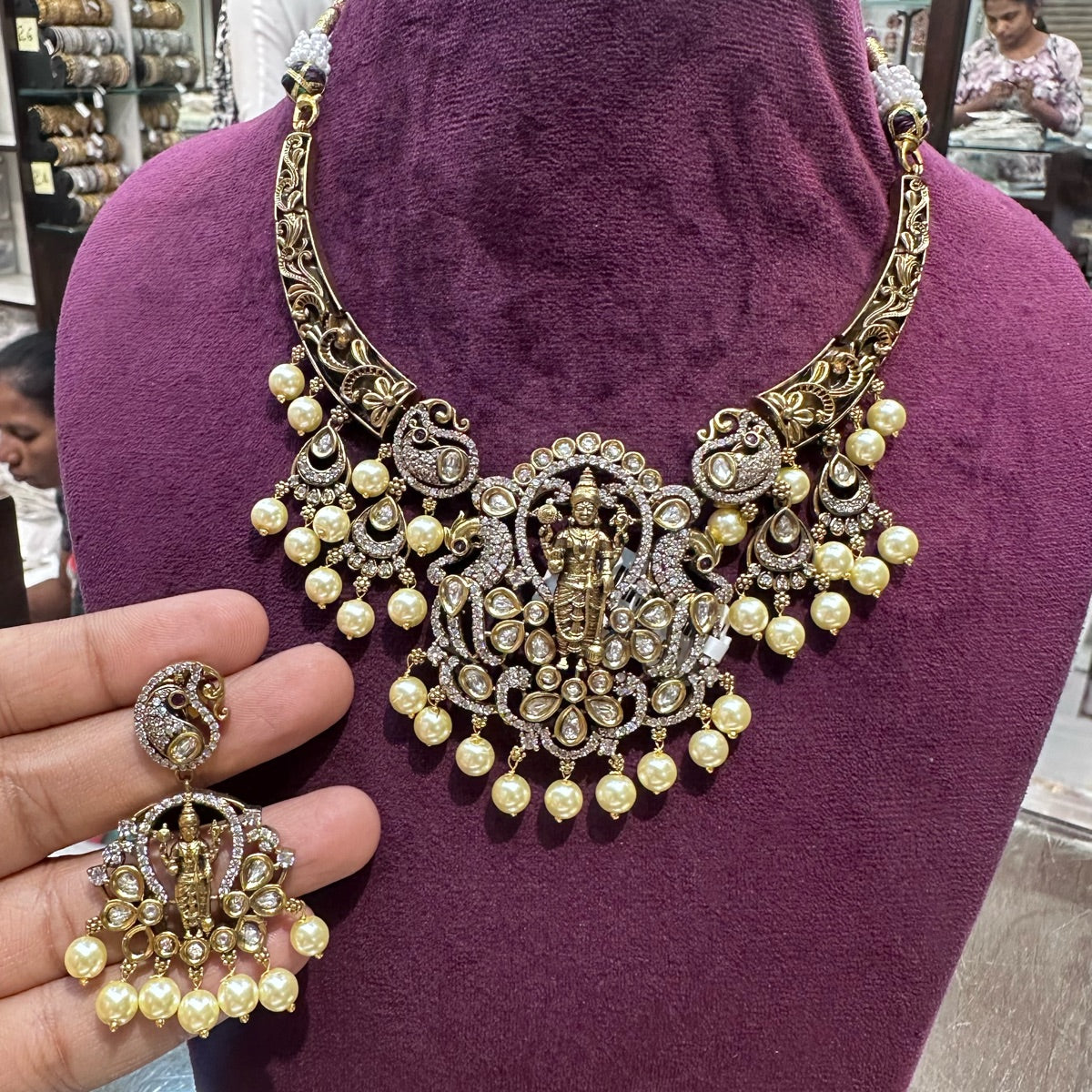 NECKLACE KANTHE 433 VICKTORIAN  WHITE