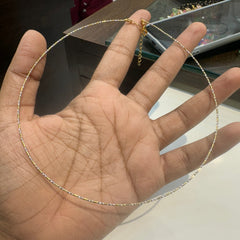 DORI AND CHAINS Hasli cutting 1 line thin DIAMOND medium