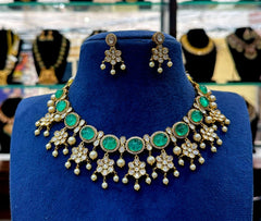 NECKLACE NEcklace 851 MOZONITE MINT GREEN
