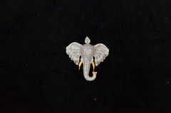 PENDANT SET / LOCKETS DIAMOND MAGNETIC GANESH PE123 - DI123 DIAMOND WHITE