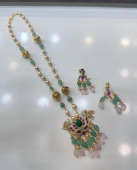 NECKLACE Necklace 196 GOLDEN STONE MULTI COLOR