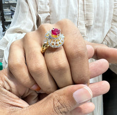 FINGERRING Fingering 016 DIAMOND RUBY