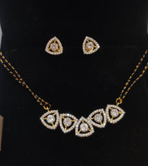 MANGALSUTRA MNG015 DIAMOND  WHITE