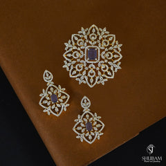 PENDANT SET CHAINS pendant set 198 DIAMOND EMETHYST PURPLE