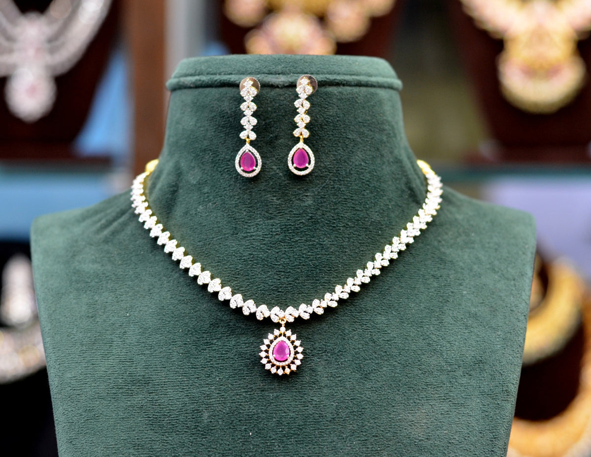 NECKLACE necklace 206 DIAMOND RUBY