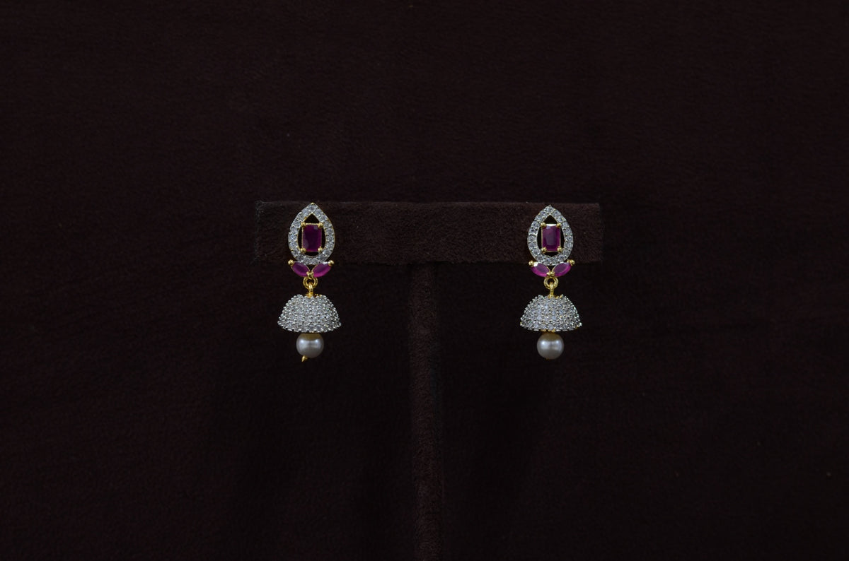 Earring er007 DIAMOND RUBY