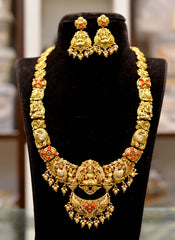 NECKLACE Long Necklace 167 - NE167 NAKSHI AD STONE GOLDEN