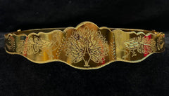 VADDANAM Round jumbo belt NAKSHI ANTQIUE GOLDEN