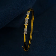 BRACELET/BANGLE bracelet 057 DUAL PLATING DIAMOND LOOK Openable