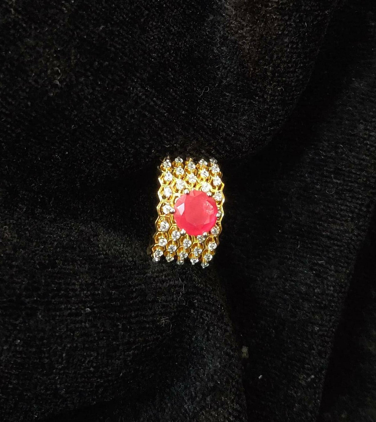 FINGERRING FINGERRING001 DIAMOND  RUBY