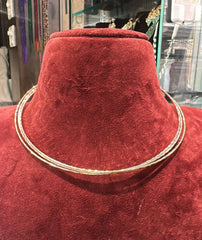 DORI AND CHAINS Round 3 tone hasli chain ITALIAN  medium