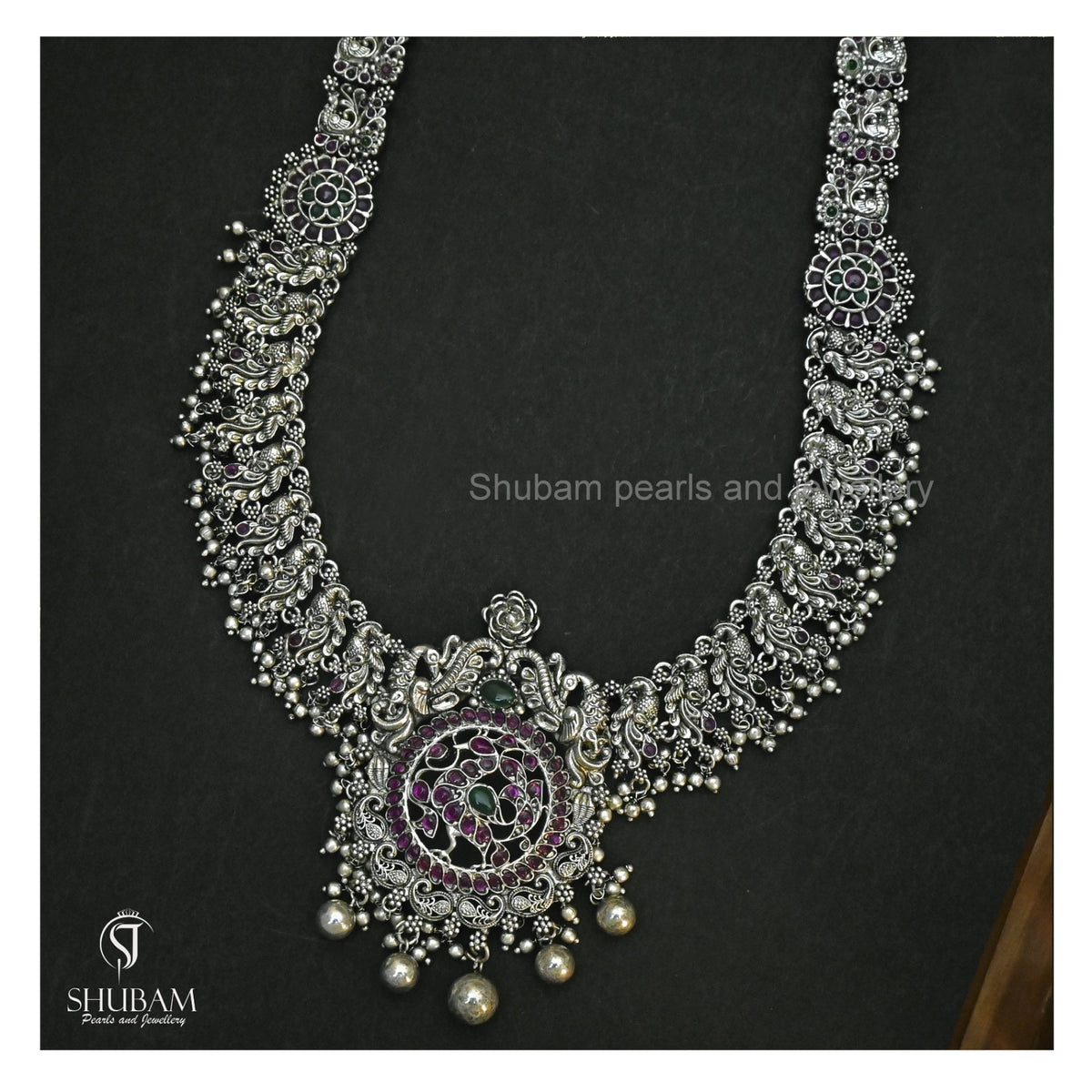 NECKLACE NAKSHI HARAAM 430 NAKSHI ANTQIUE WHITE