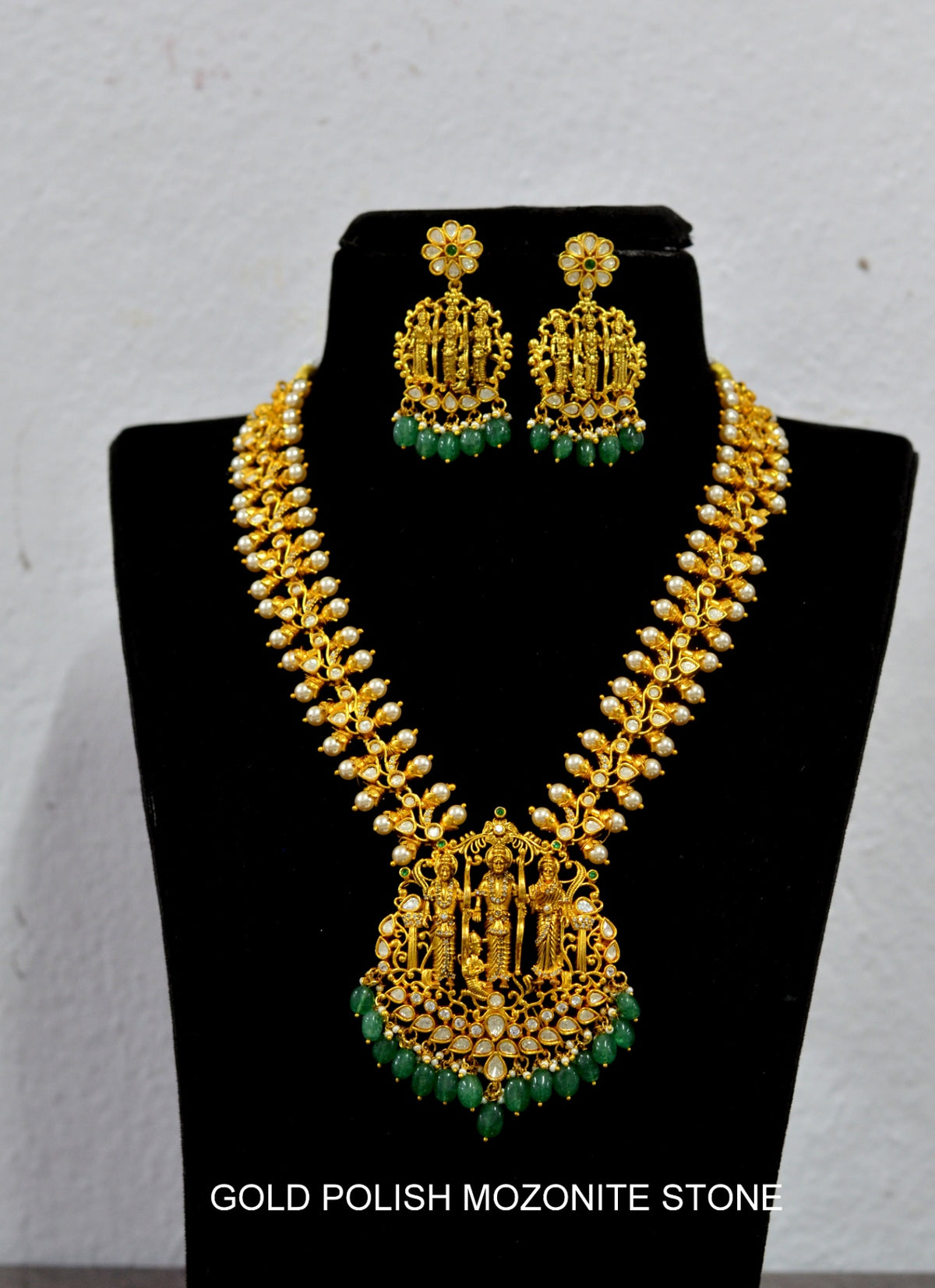 NECKLACE NK039 MOZONITE pearls