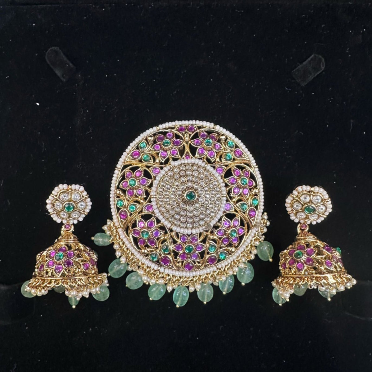 PENDANT SET CHAINS pendant set 001 KEMPu MULTI COLOR