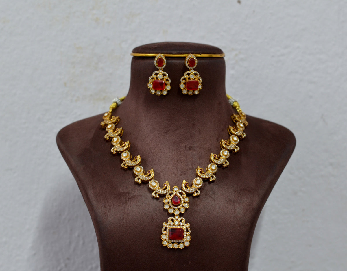 NECKLACE Necklace 941 MOZONITE RUBY