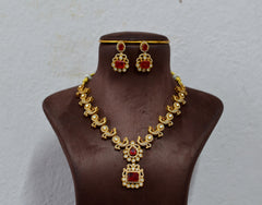 NECKLACE Necklace 941 MOZONITE RUBY
