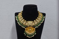 JADAU necklace 769 Jadau With Mozonite - JATE WHITE