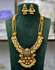 NECKLACE Long Necklace 658 - NE658 NAKSHI AD STONE MULTI COLOR