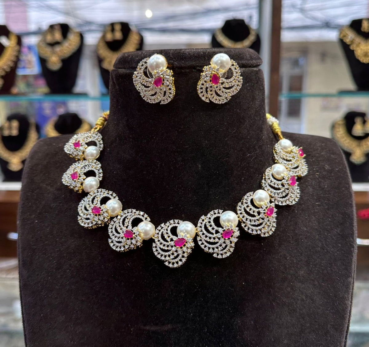 NECKLACE necklace 173 DIAMOND RUBY