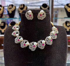 NECKLACE necklace 173 DIAMOND RUBY