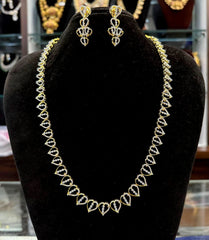 NECKLACE necklace 668 DIAMOND DUAL PLATING DIAMOND LOOK