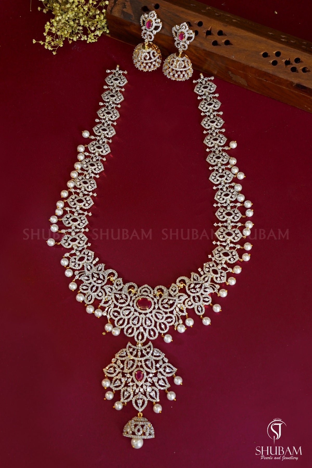 NECKLACE Nedklace 584 DIAMOND RUBY