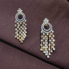 Earring Earrings 262 DIAMOND DUAL PLATING DIAMOND LOOK