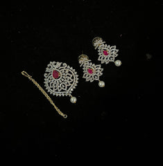 PENDANT SET CHAINS Pendant 144 DIAMOND RUBY