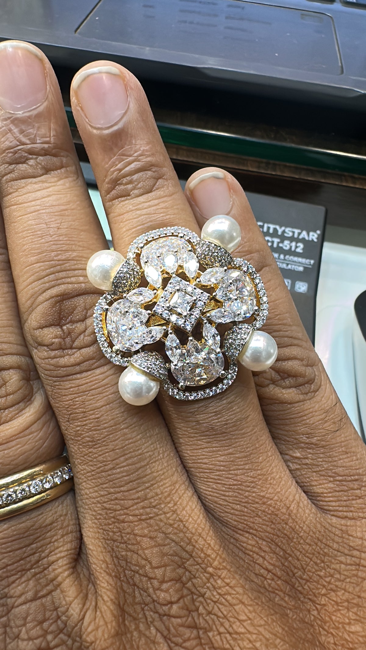 FINGERRING FINGERRING003 DIAMOND  WHITE