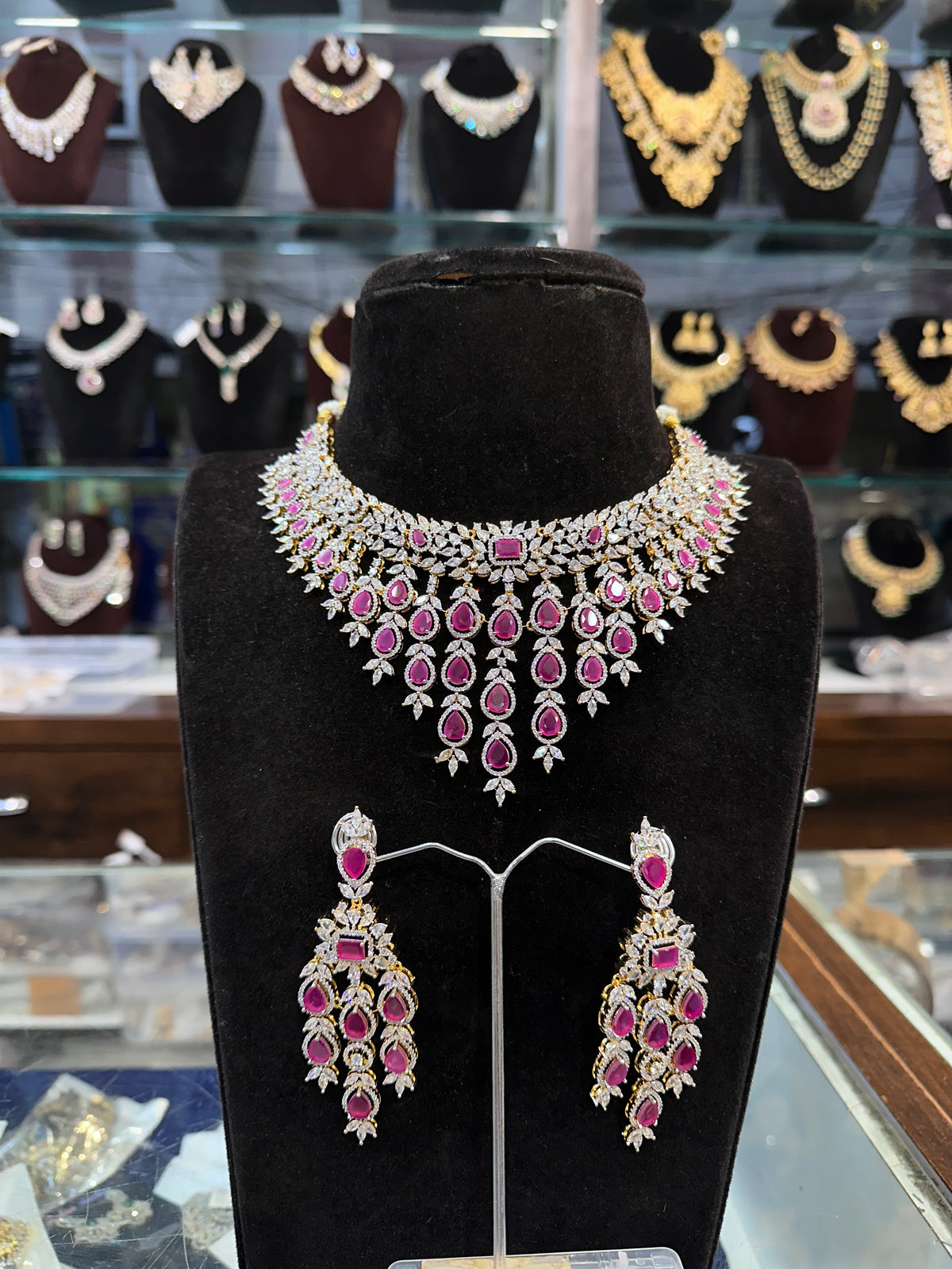 NECKLACE necklace 153 DIAMOND RUBY
