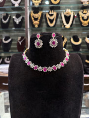 NECKLACE Necklace 502 DIAMOND RUBY