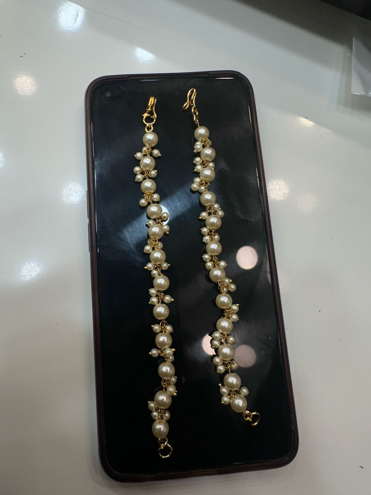 ACCESSORIES EAR Maatilu 001 PEARLS BIG SIZE