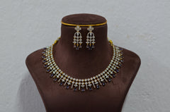 NECKLACE Necklace 927 DIAMOND  EMETHYST PURPLE