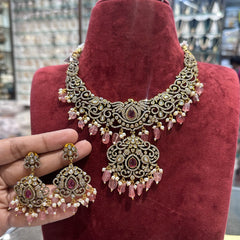 NECKLACE NK156 VICKTORIAN  RUBY